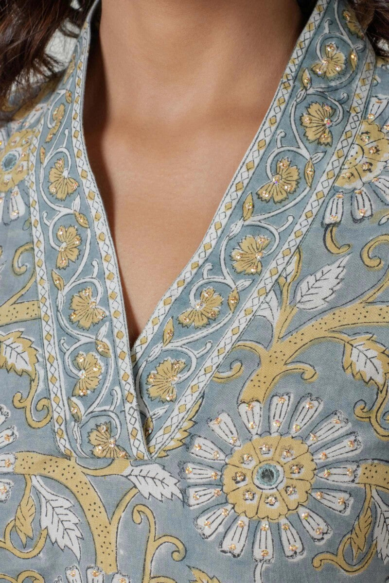 Gauhar Zeina Sanganeri Kurta