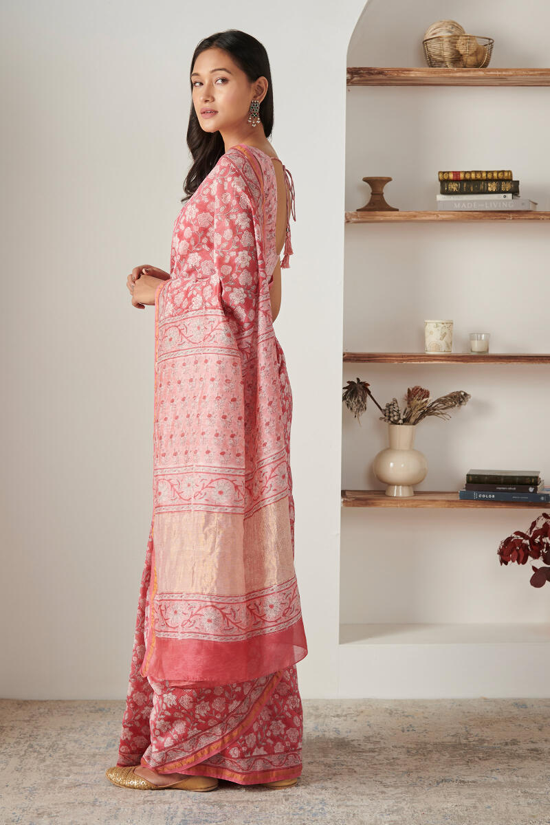 Gauhar Zeniya Cotton Silk Saree