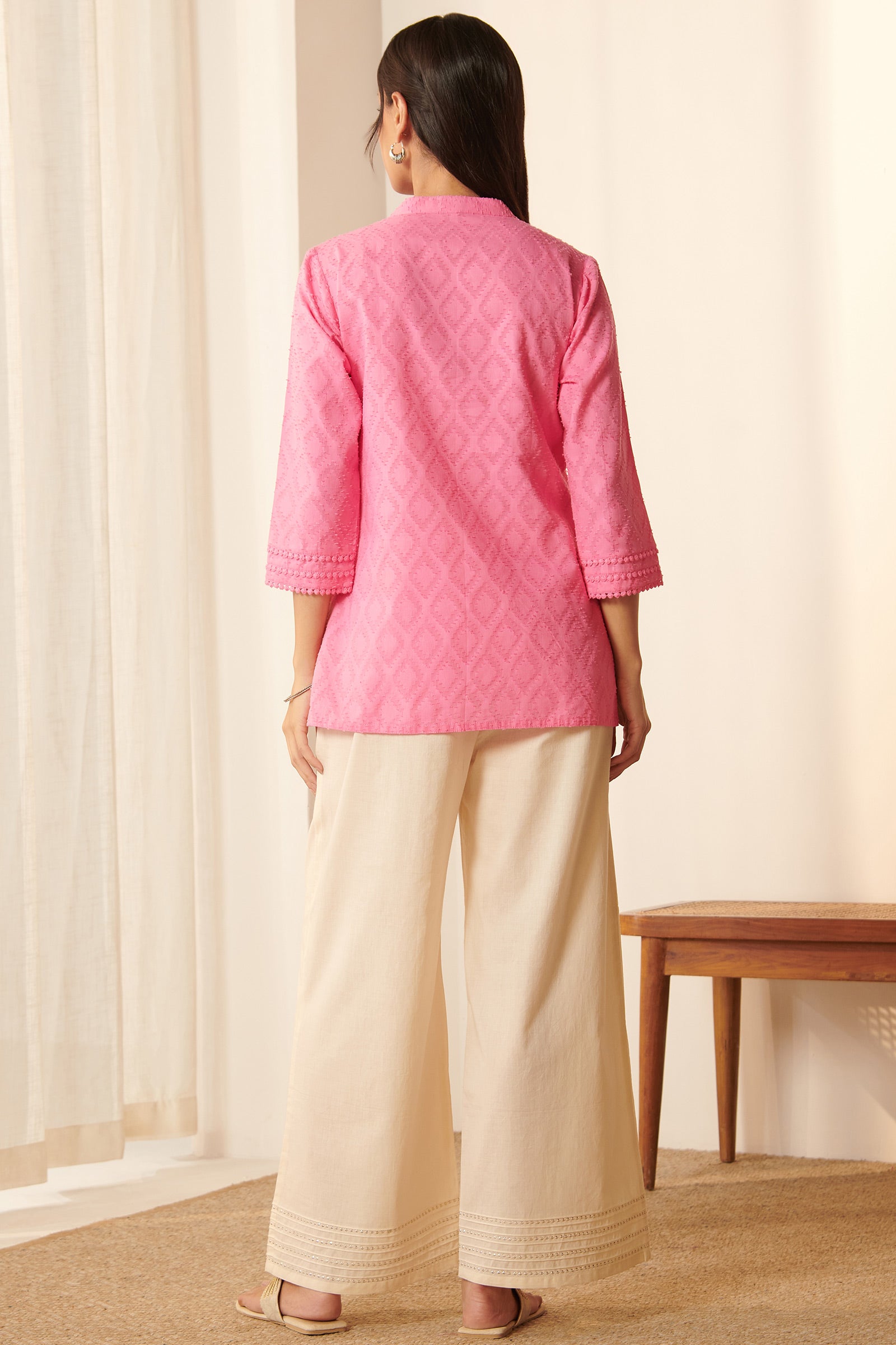 Roza Yasmin Strawberry Pink Top