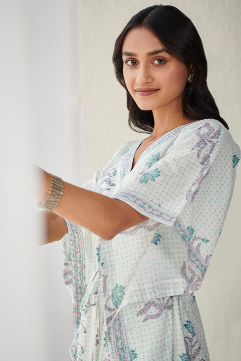 Roza Mirza Sanganeri Kaftan