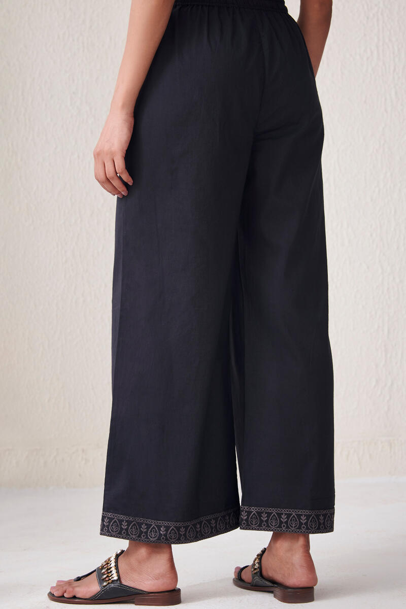 Roza Jia Black Cotton Farsi