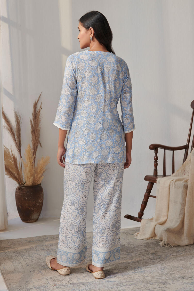 Roza Sameena Sanganeri Loungewear Set