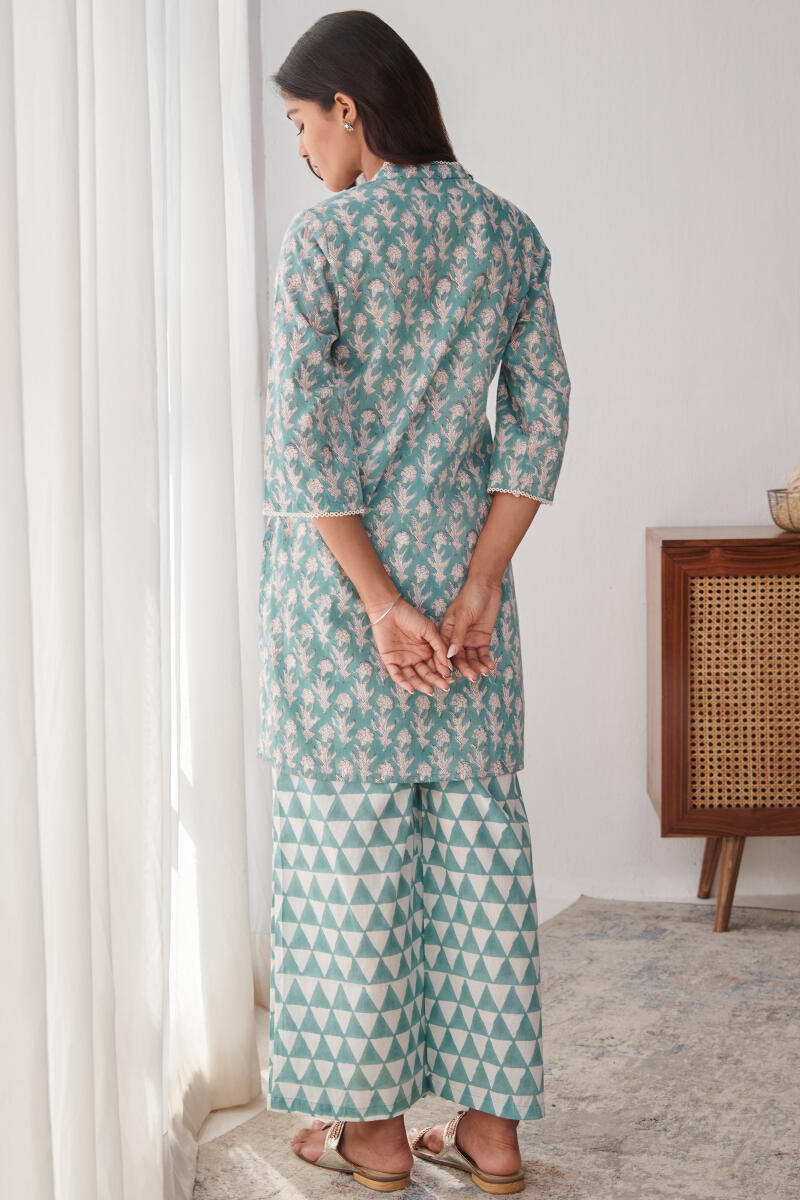 Nadiya Jia Sanganeri Loungewear Set
