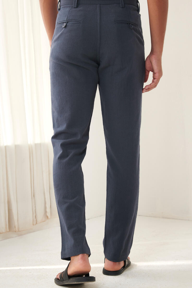Zaid Zafar Blue Handloom Pants