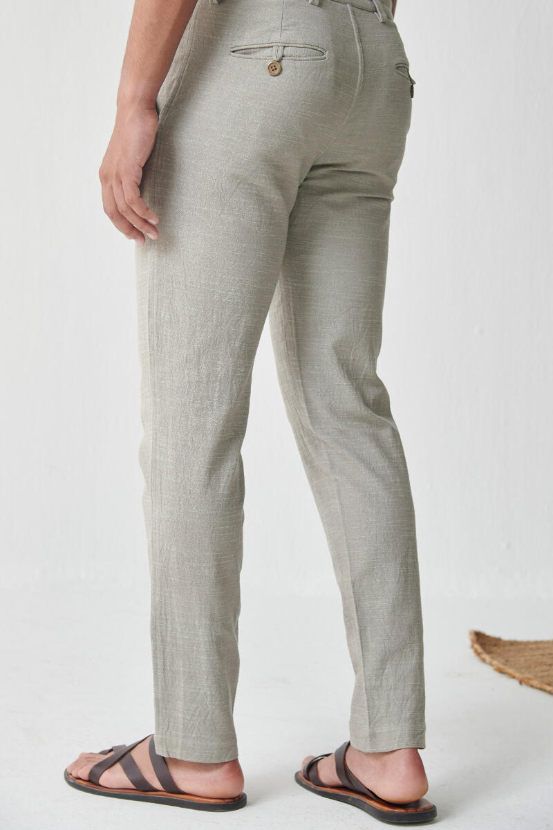 Zaid Aayan Light Brown Handloom Pants