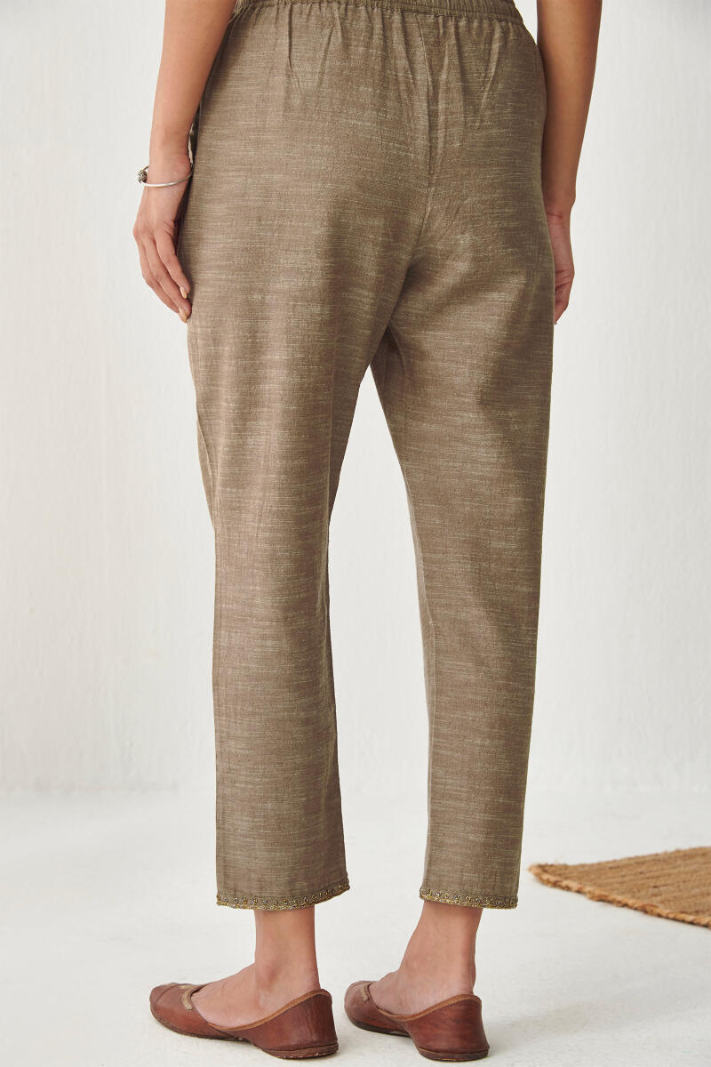 Mirza Farah Handloom Narrow Pants