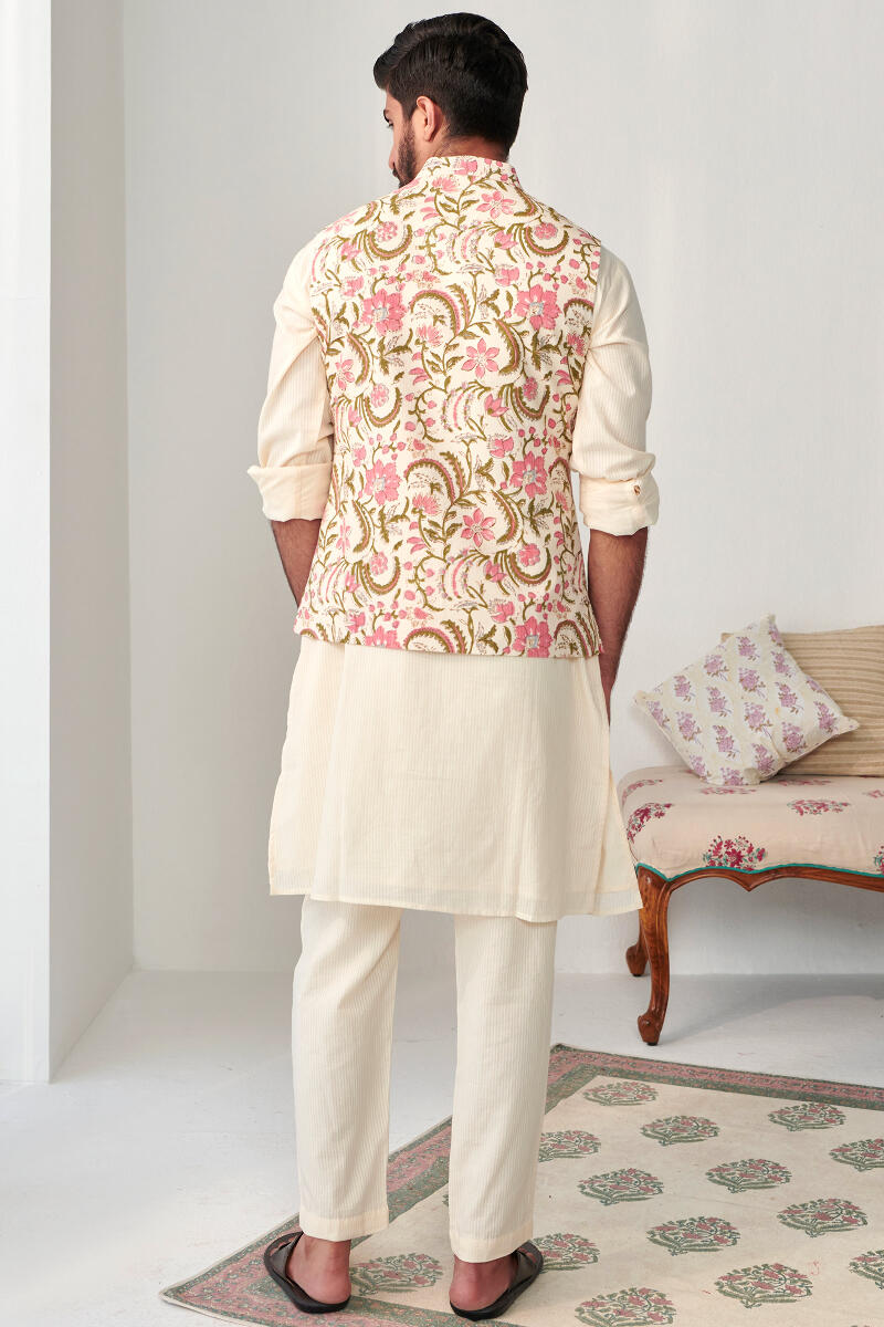 Zaid Zarun Dobby Nehru Jacket