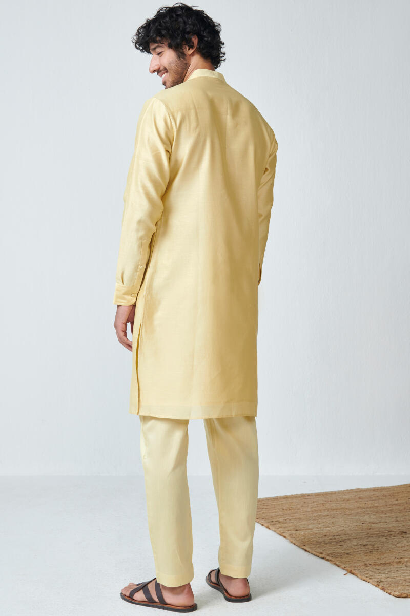 Zaid Manan Chanderi Kurta