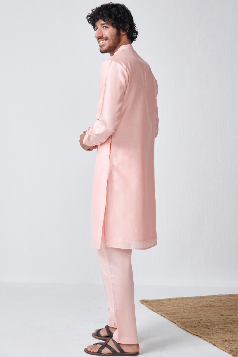 Zaid Samar Chanderi Kurta