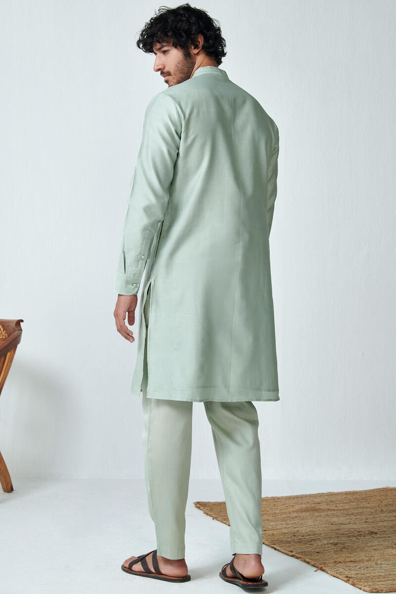 Zaid Kiaan Chanderi Kurta