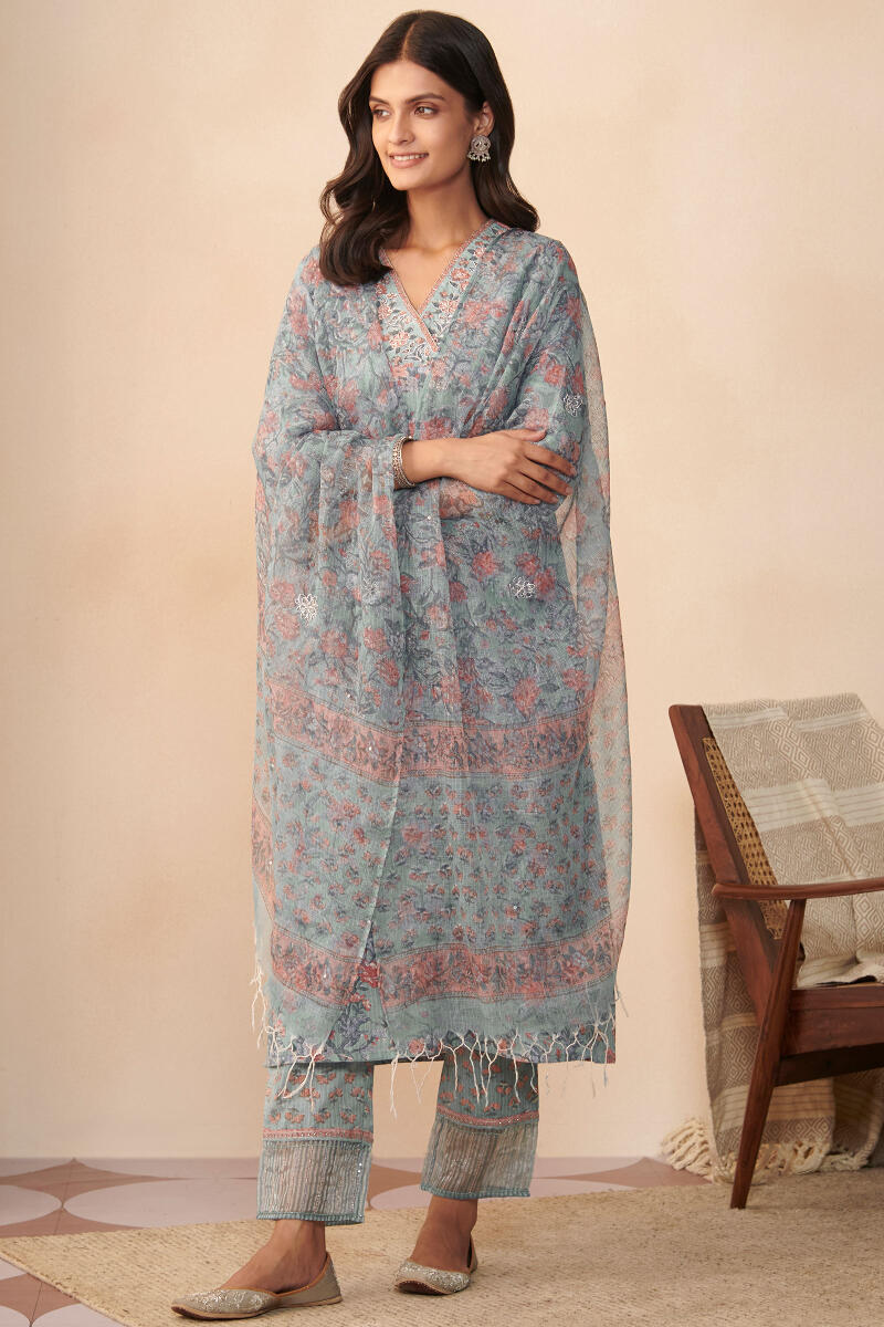 Nasrine Mahi Sanganeri Narrow Pants