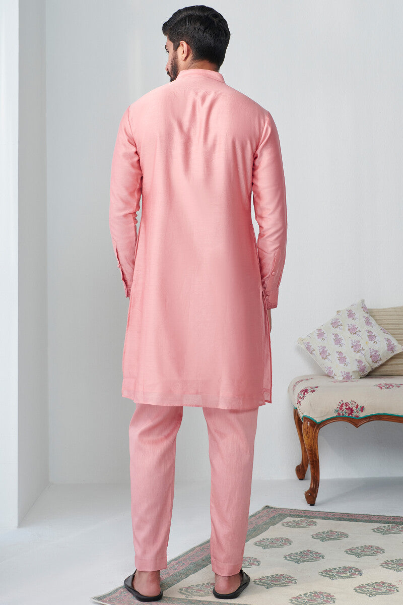 Shirin Rehan Pink Chanderi Kurta