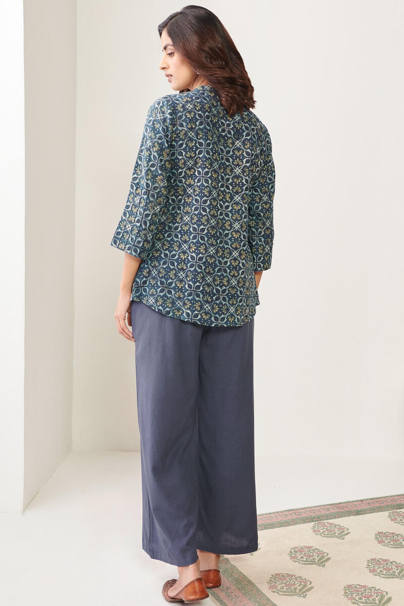 Sehra Zarina Ajrak Top