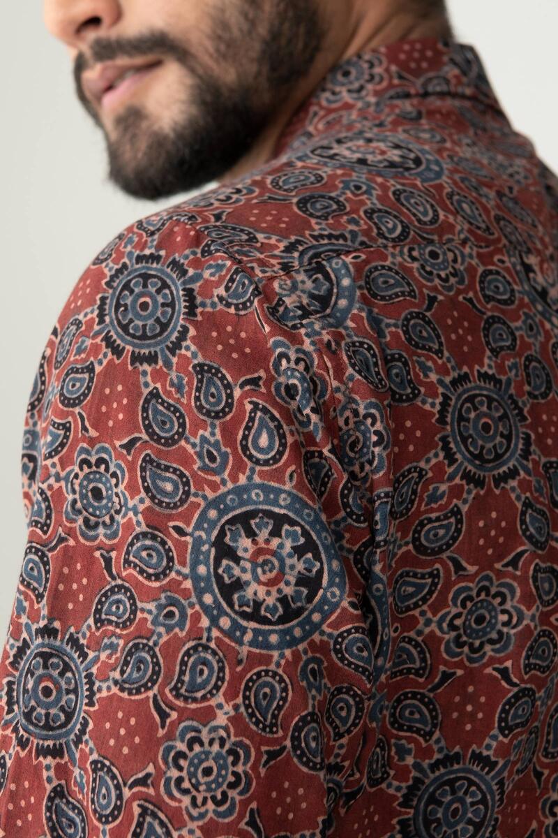 Zaid Fahad Ajrak Shirt