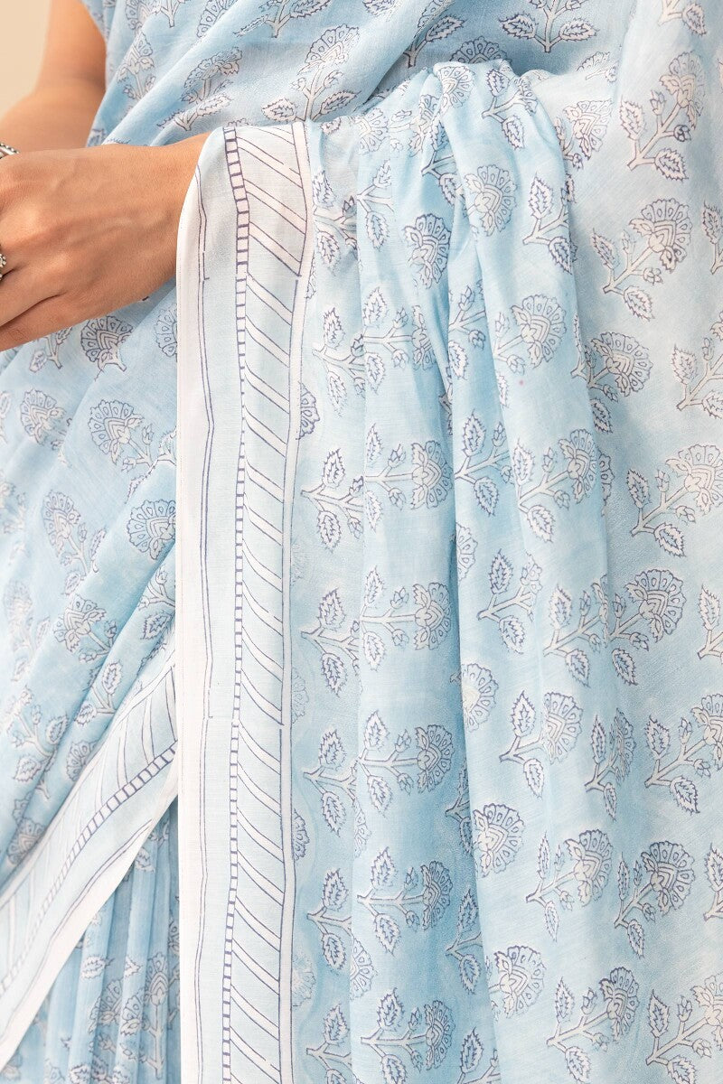 Shirin Suhana Sanganeri Cotton Silk Saree