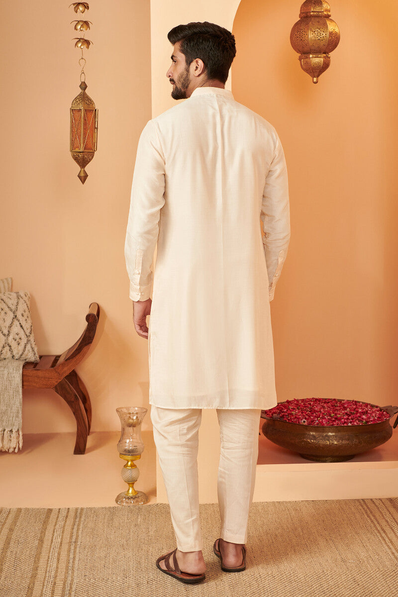 Shirin Off White Modal Kurta