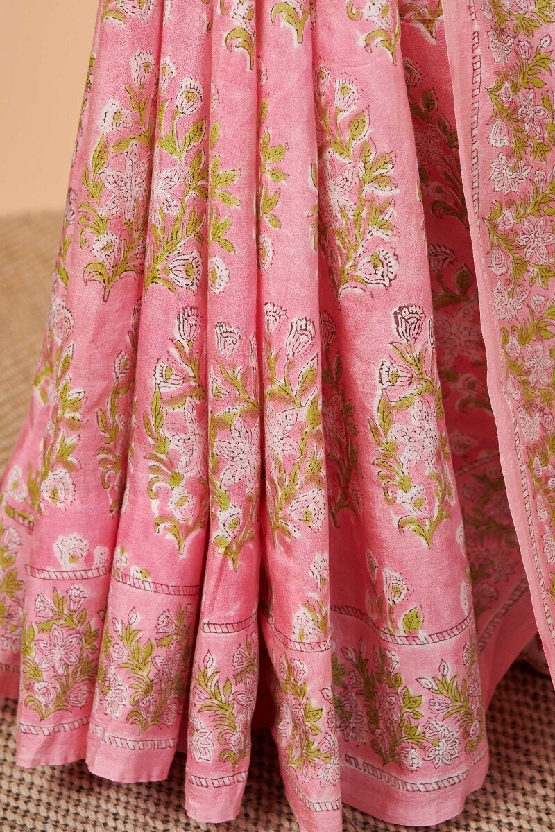 Shirin Mihira Sanganeri Cotton Silk Saree