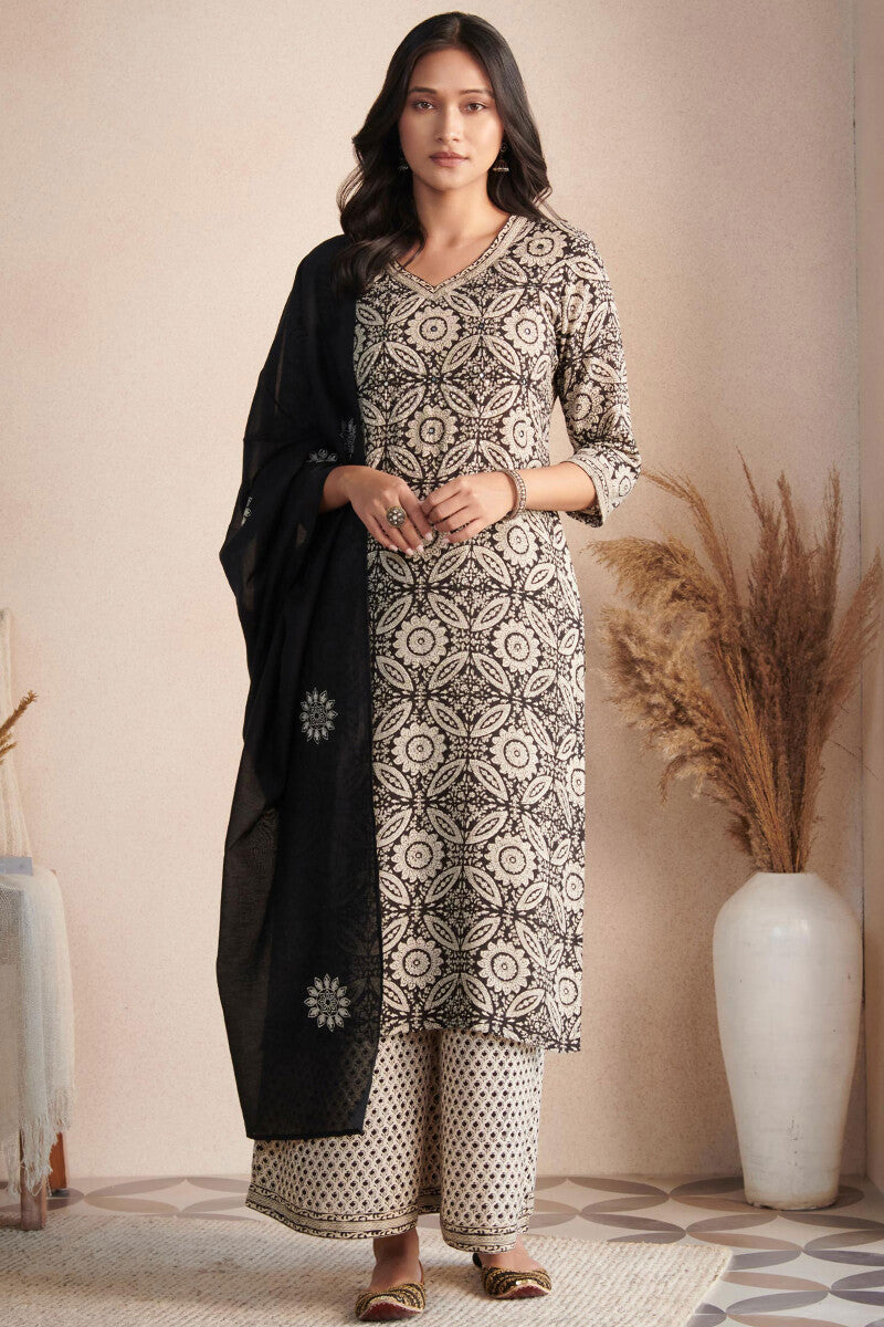 Sehra Sameera Bagru Kurta