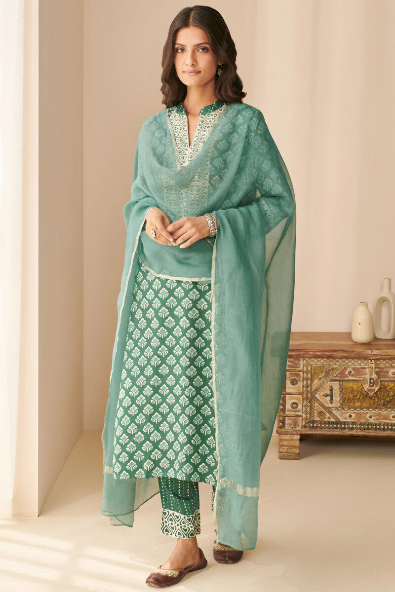 Sehra Nikhat Bagru Modal Narrow Pants