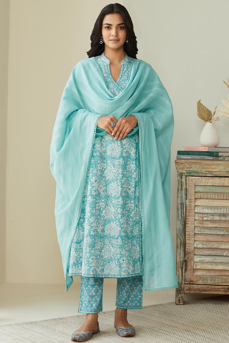 Isfahan Sahira Sanganeri Narrow Pants
