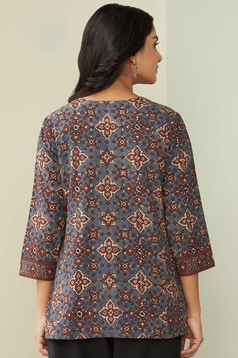 Sehra Shirin Ajrak Top