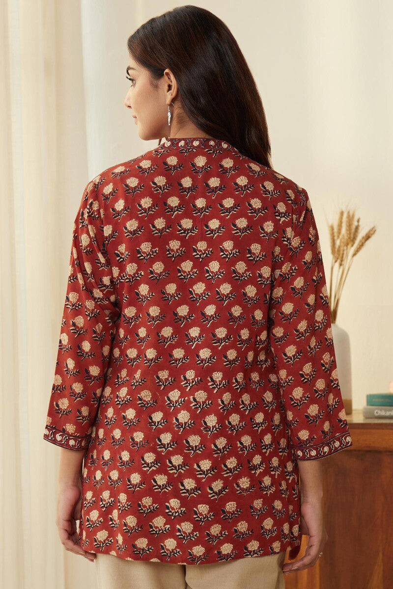 Sehra Bagru Nazma Viscose Top