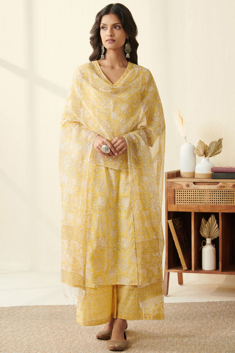 Isfahan Ferhia Sanganeri Kurta