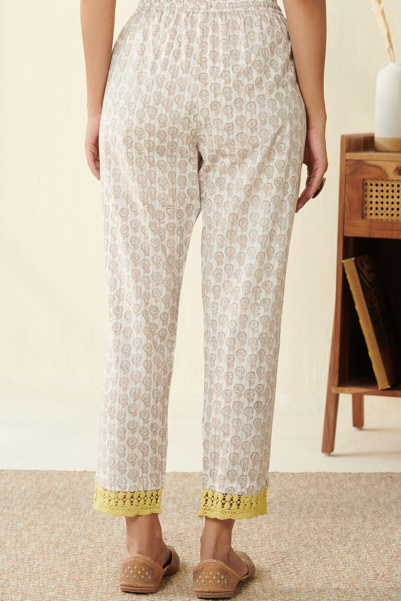 Isfahan Ferhia Sanganeri Narrow Pants