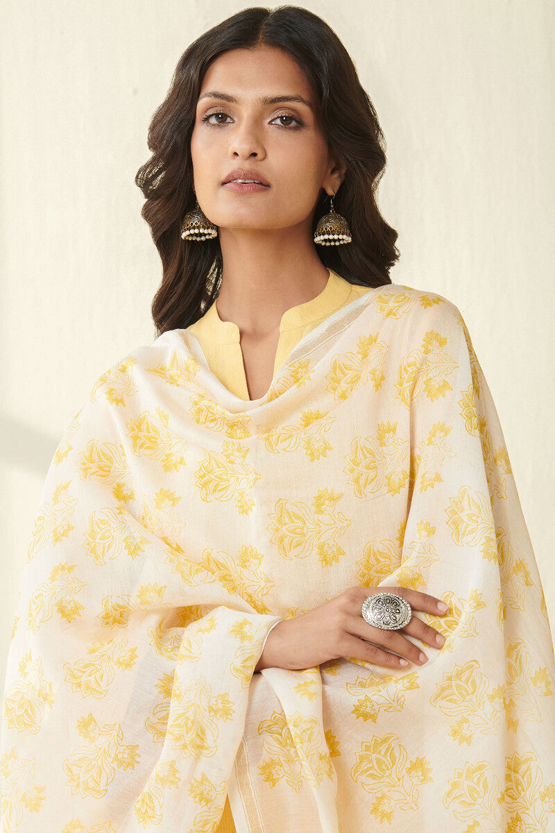 Nasrine Zohra Sanganeri Chanderi Dupatta