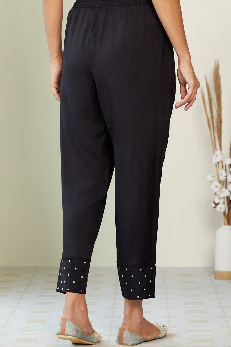 Mehrunissa Zeinab Black Narrow Pants