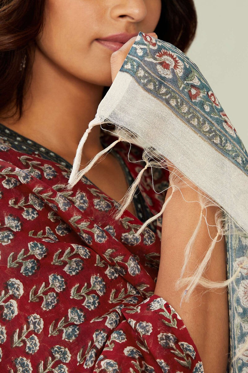 Mehrunissa Saira Sanganeri Chanderi Dupatta