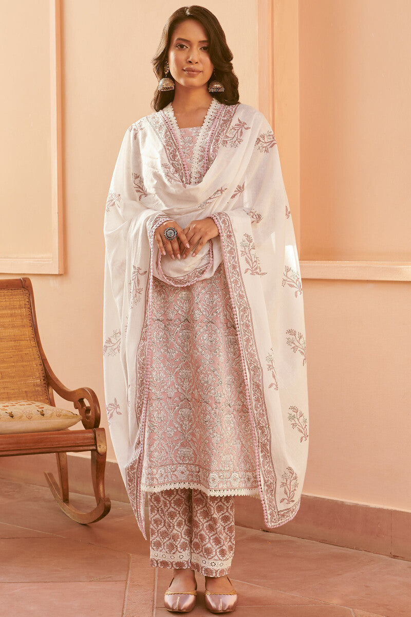 Gauhar Gulshan Sanganeri Dupatta