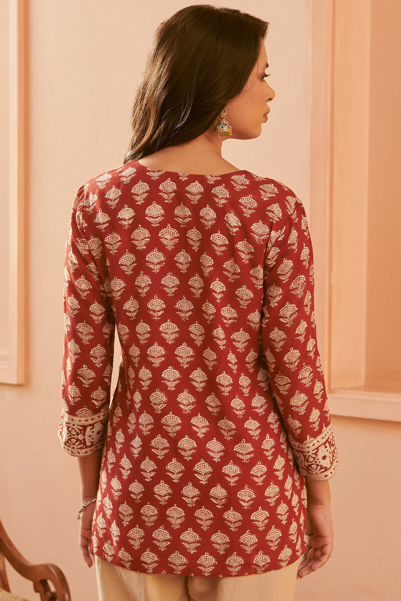Sehra Rumi Bagru Top