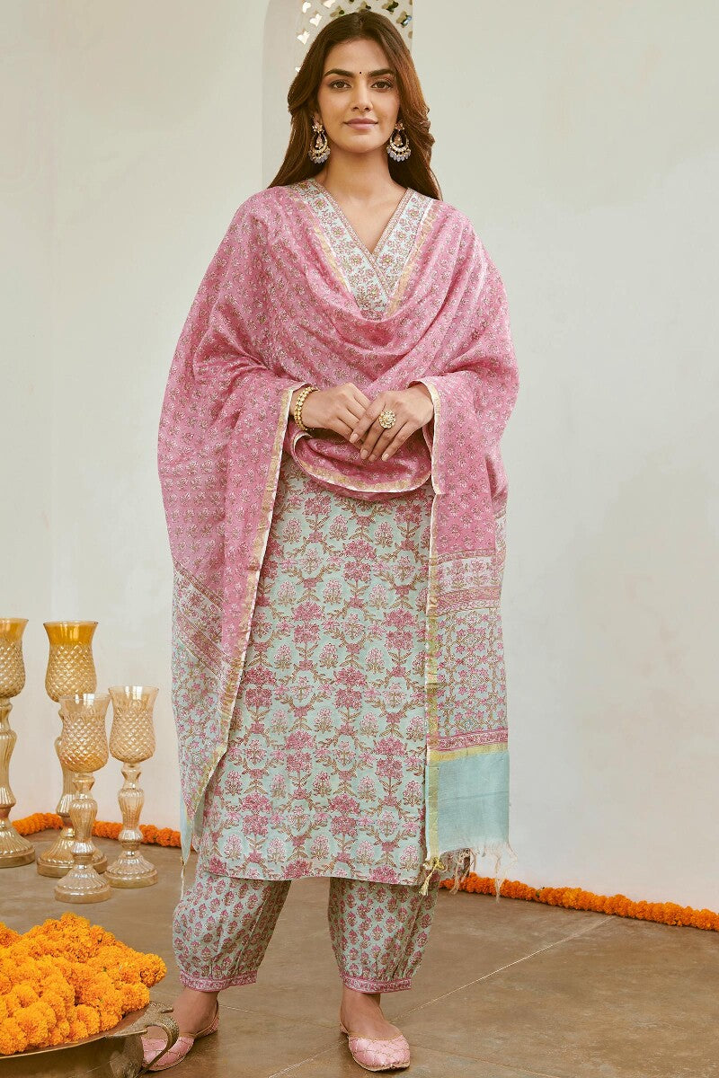 Mehrunissa Shazia Chanderi Kurta