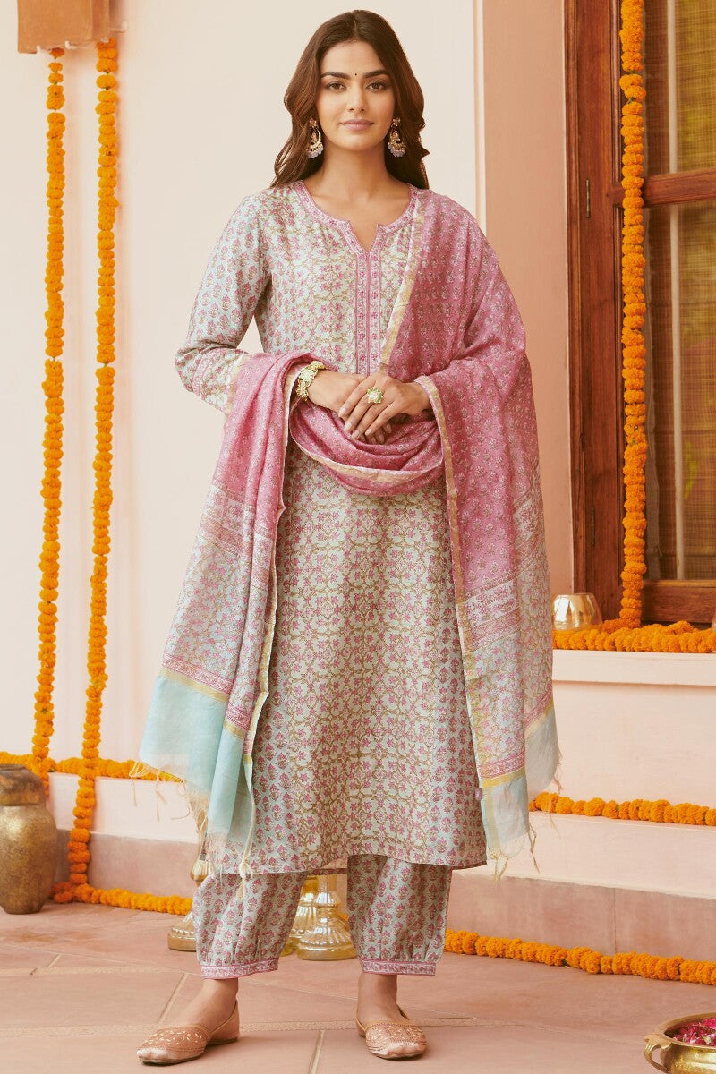 Mehrunissa Yasmine Chanderi Kurta