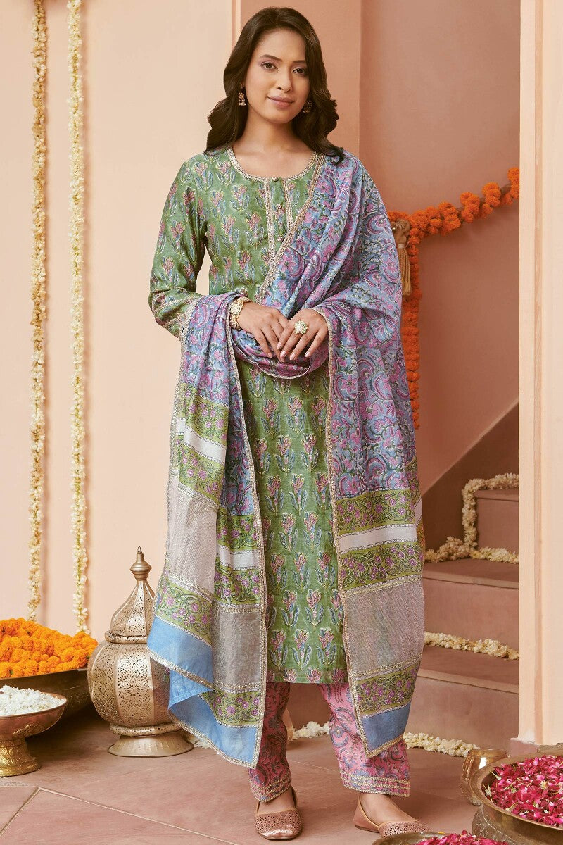 Mehrunissa Farhat Chanderi Kurta