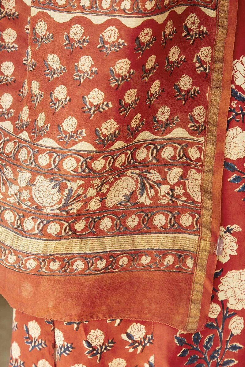 Sehra Rehmat Bagru Dupatta