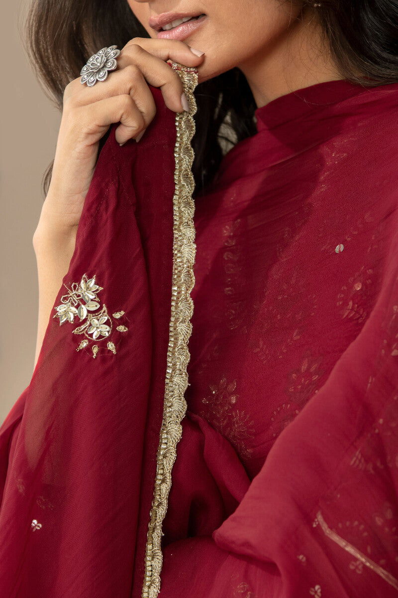 Mehrunissa Aiza Organza Dupatta