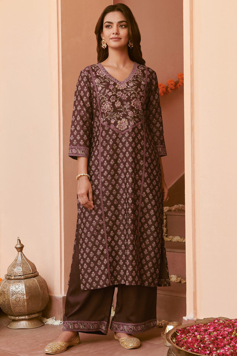 Mehrunissa Inaaya Chanderi Kurta