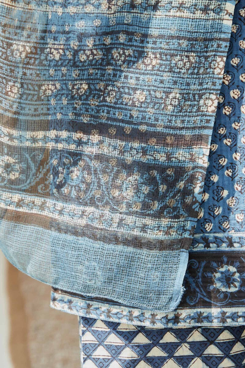 Sehra Simar Bagru Dupatta