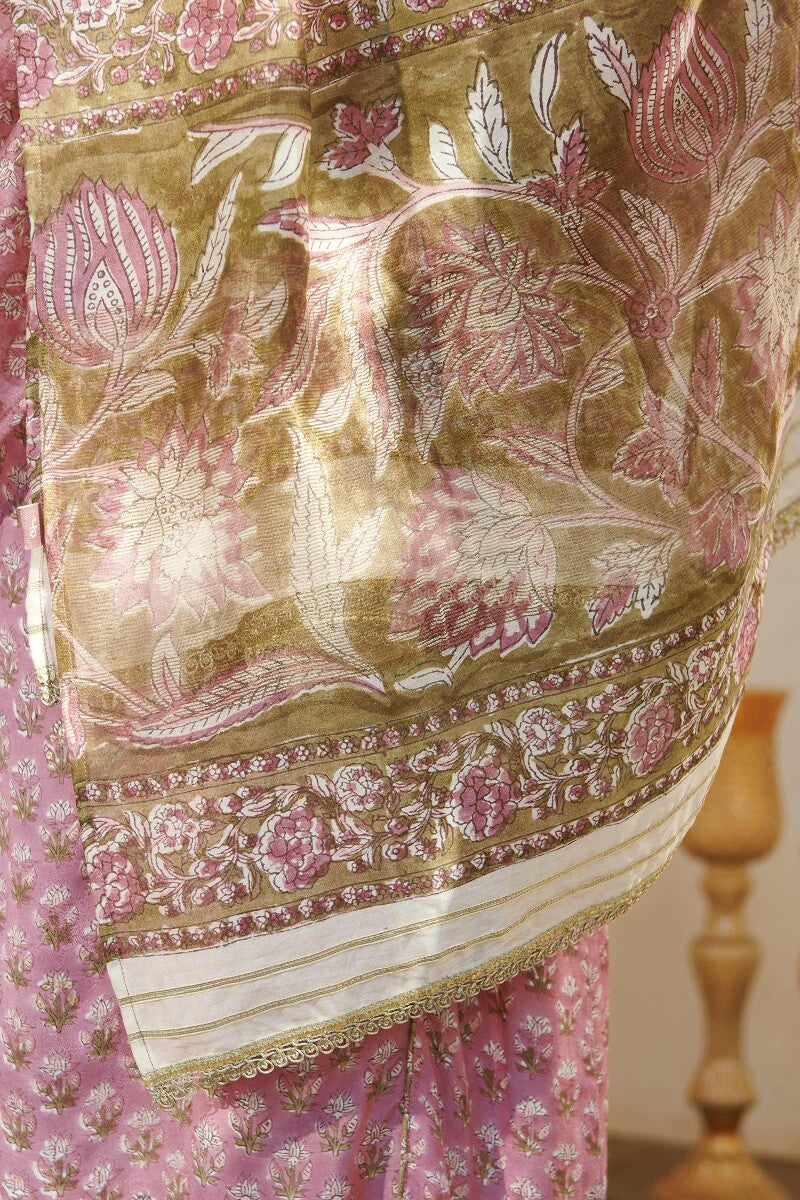 Mehrunissa Firosa Chanderi Dupatta