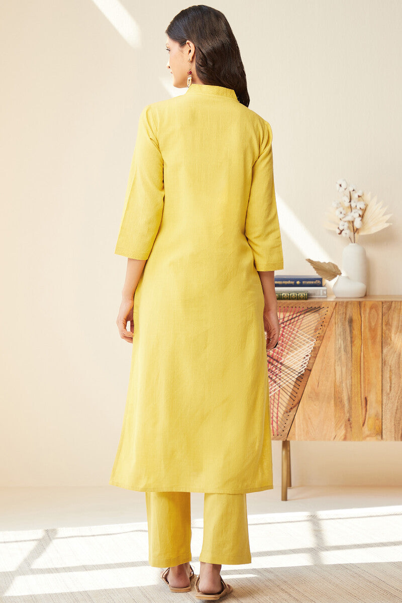 Roza Seher Yellow Kurta