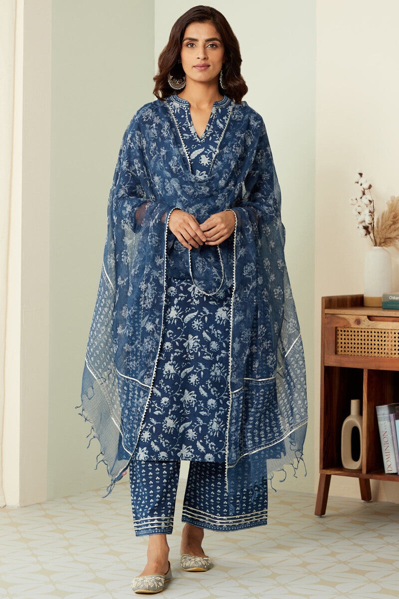 Sehra Shirin Indigo Kurta