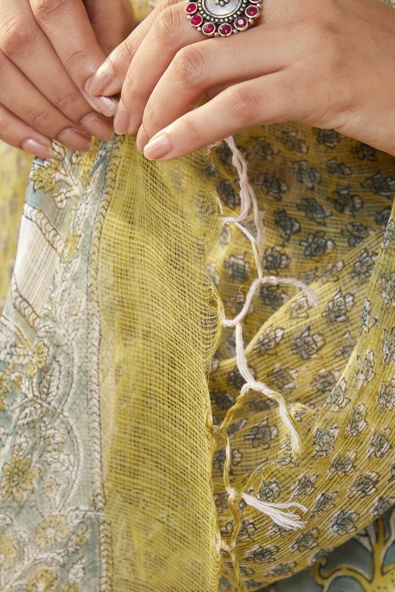 Gauhar Zafiya Sanganeri Kota Dupatta