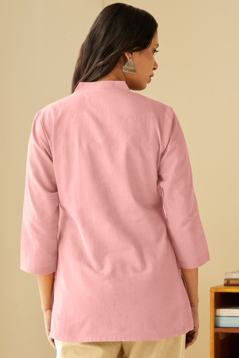 Roza Seher Rose Pink Top