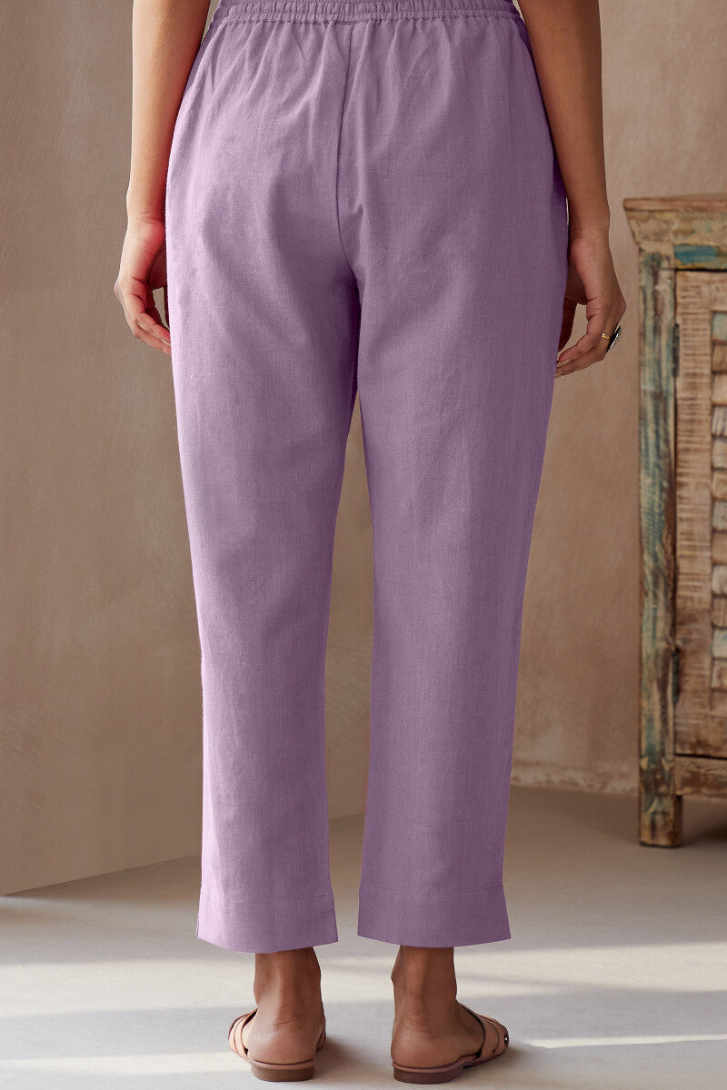 Roza Seher Lavender Narrow Pants