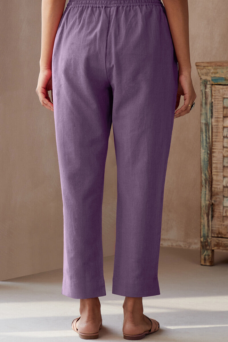 Roza Seher Purple Narrow Pants