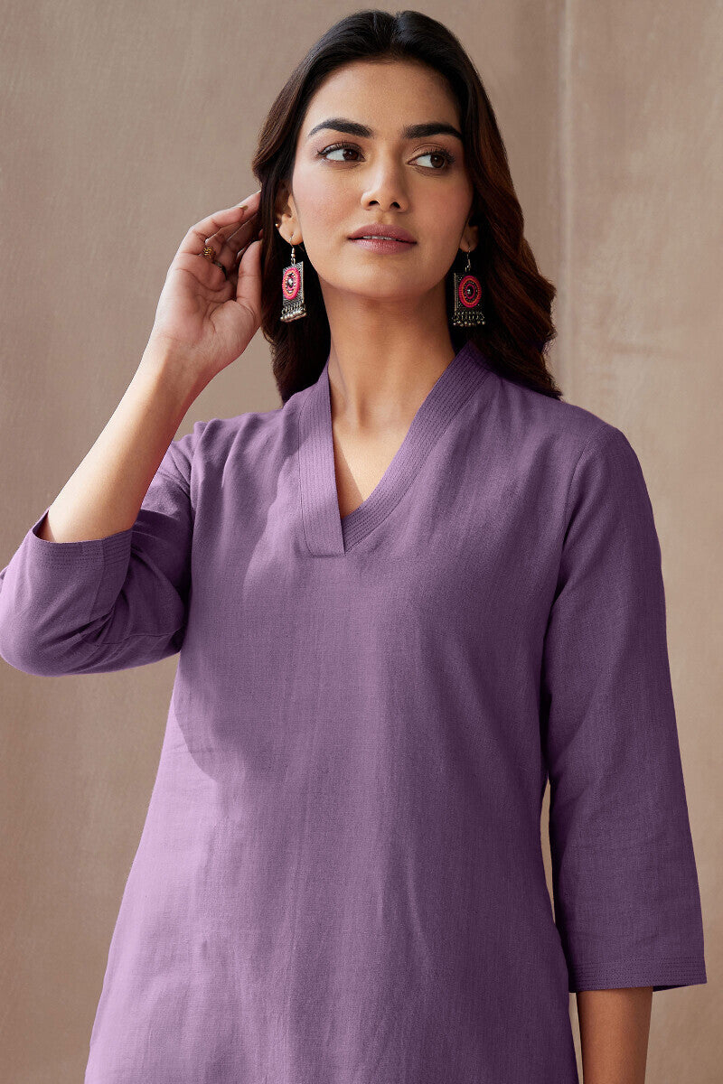 Roza Seher Purple Kurta