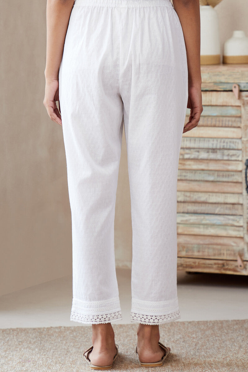 Roza Farhat Dobby Narrow Pants