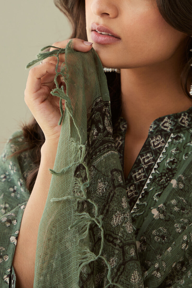 Sehra Kiran Bagru Dupatta